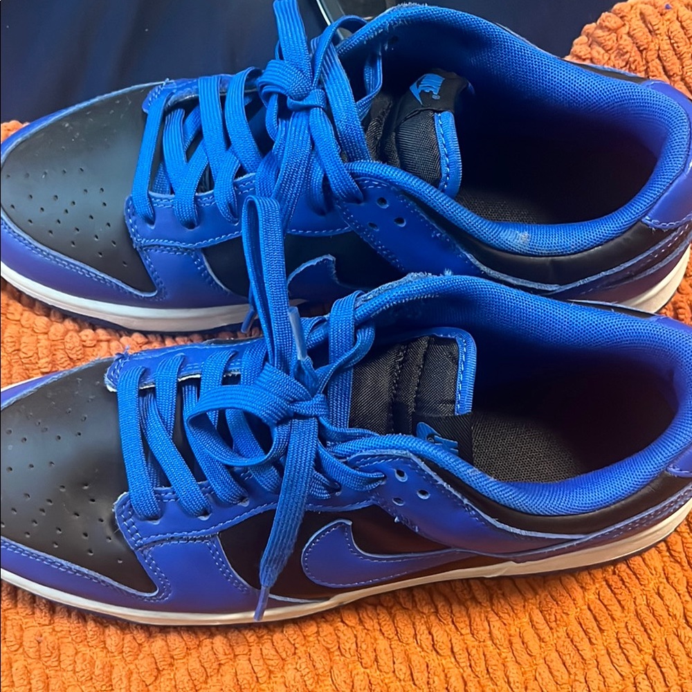 Nike Men's Blue and Black Sneakers